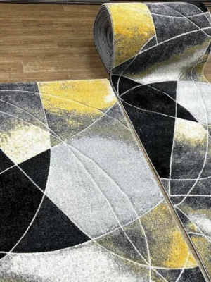 Tepih staza Lord 4079 grey-yellow 80cm