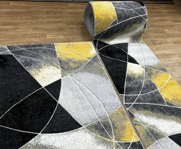 Tepih staza Lord 4079 grey-yellow 80cm