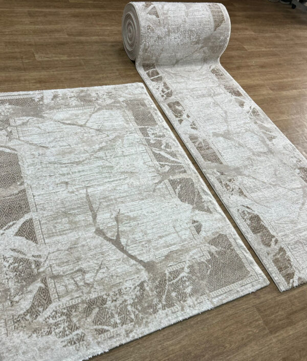 Tepih staza Sofia 196 cream-vizon 80cm