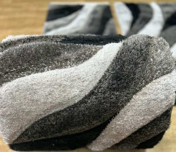 Tepih staza Glamur 462 silver 80cm