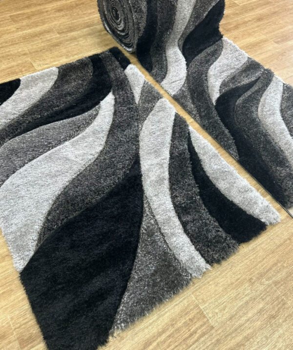 Tepih staza Glamur 462 silver 80cm